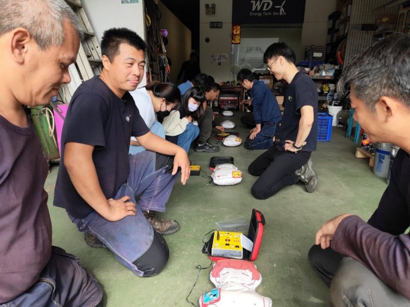 CPR+AED急救教育訓練 | 偉登風能有限公司