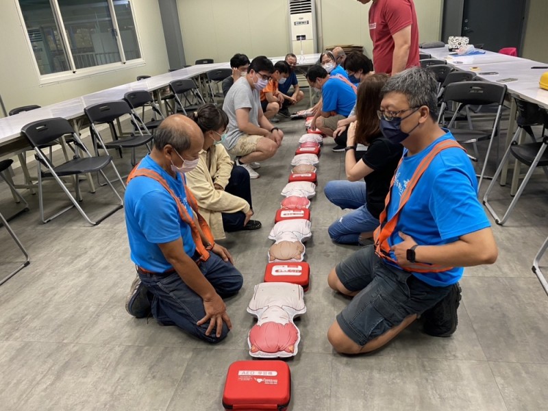 CPR+AED急救教育訓練 | 星裕國際物流水源倉