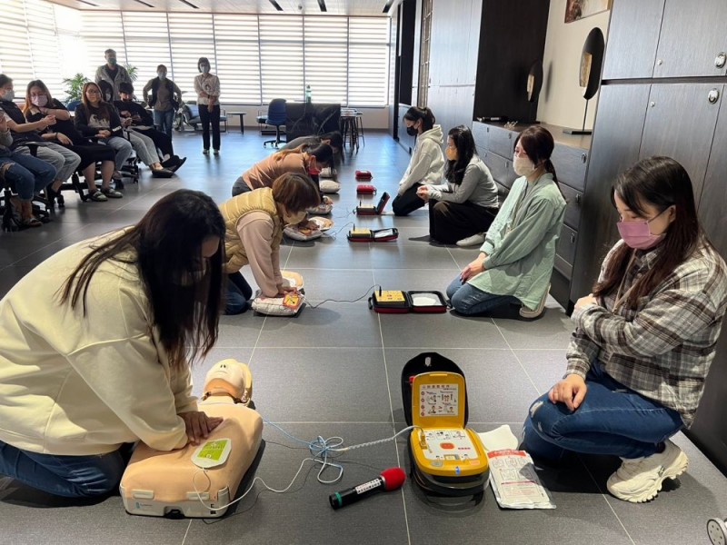 CPR+AED急救教育訓練 | 傲騰科技股份有限公司