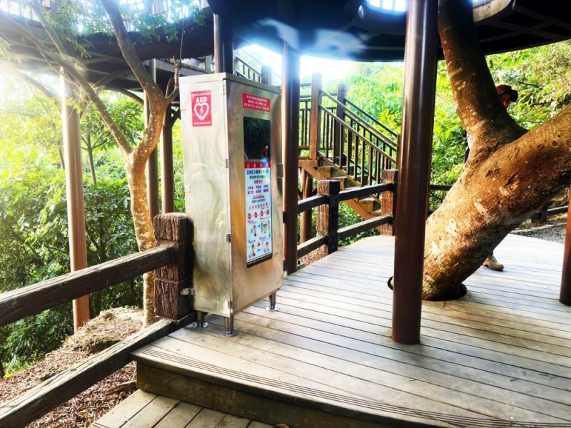 台中市北屯區 | 大坑頭嵙山10號步道終點處涼亭 | 亞洲形上觀音山揹水隊捐贈