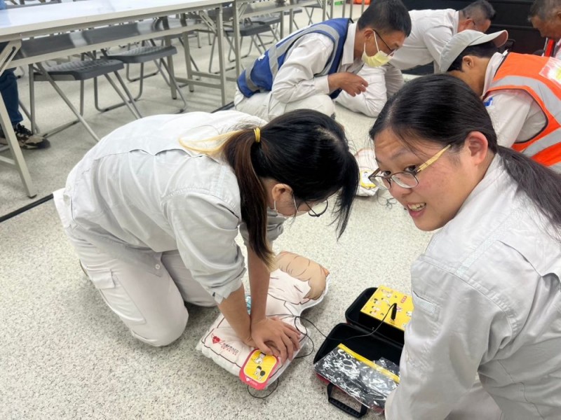CPR+AED急救教育訓練 | 新科營造股份有限公司 | 虎尾工地工務所