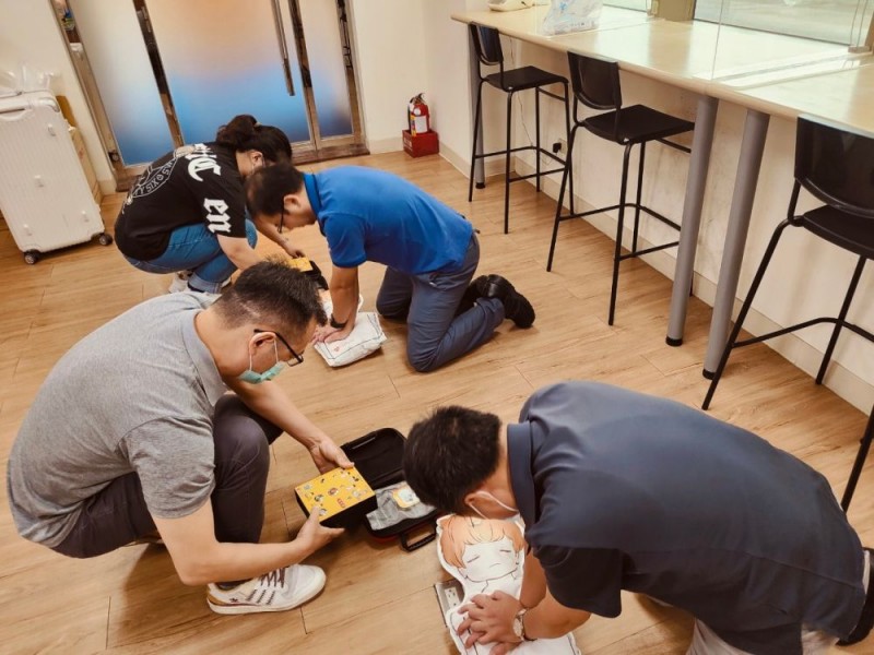 CPR+AED急救教育訓練 | 明台化工股份有限公司