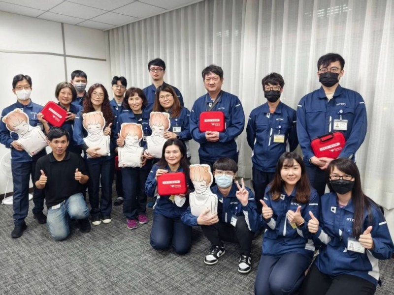 CPR+AED急救教育訓練 | 台灣東電化股份有限公司