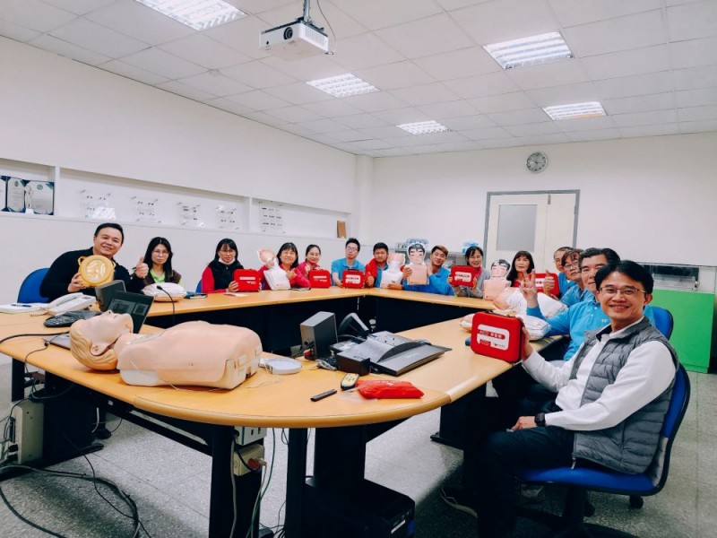 CPR+AED急救教育訓練 | 松鈞工業股份有限公司