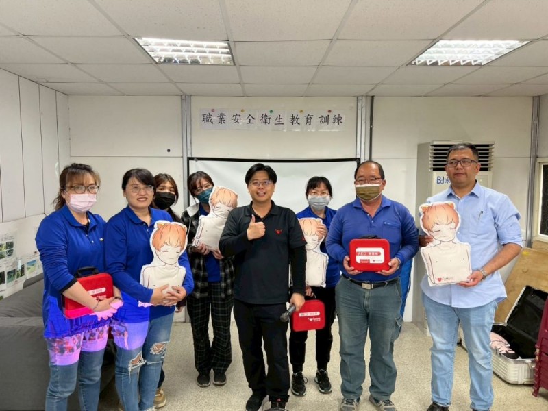 CPR+AED急救教育訓練 | 長泰營造股份有限公司 | 台中工務所