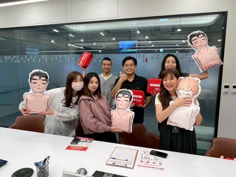 CPR+AED急救教育訓練 | Optiver_澳帝華期貨股份有限公司