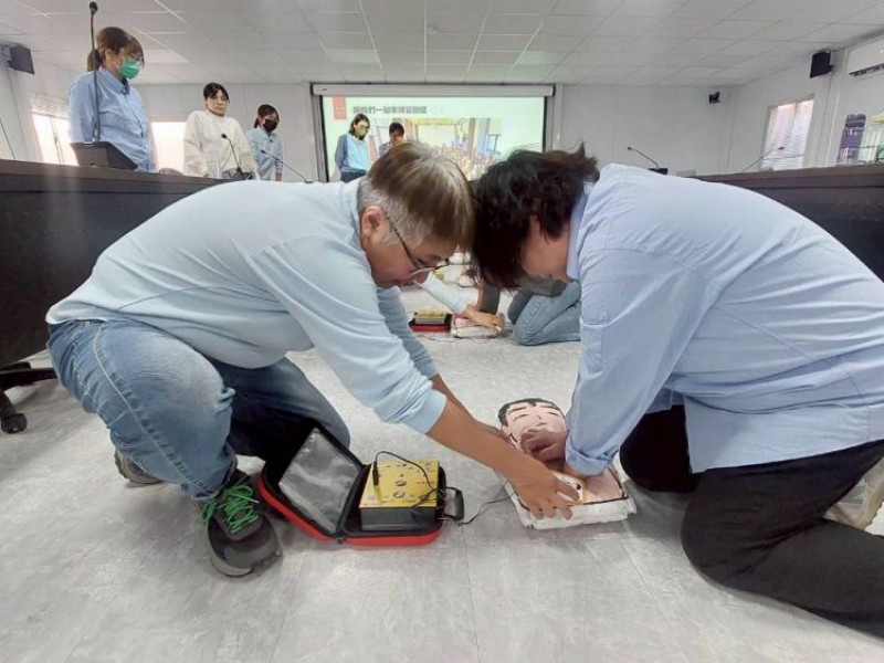 CPR+AED急救教育訓練｜工信工程高捷施工二處