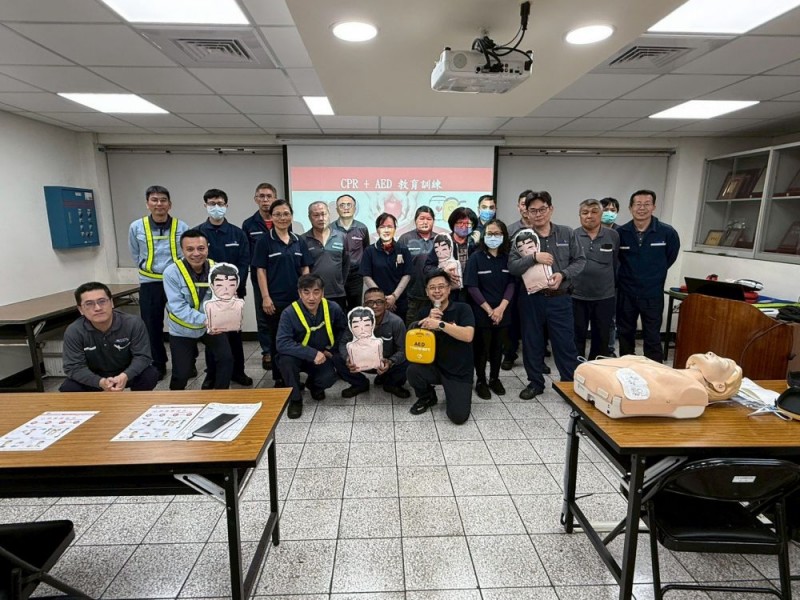 CPR+AED急救教育訓練 | 台灣中央精機股份有限公司