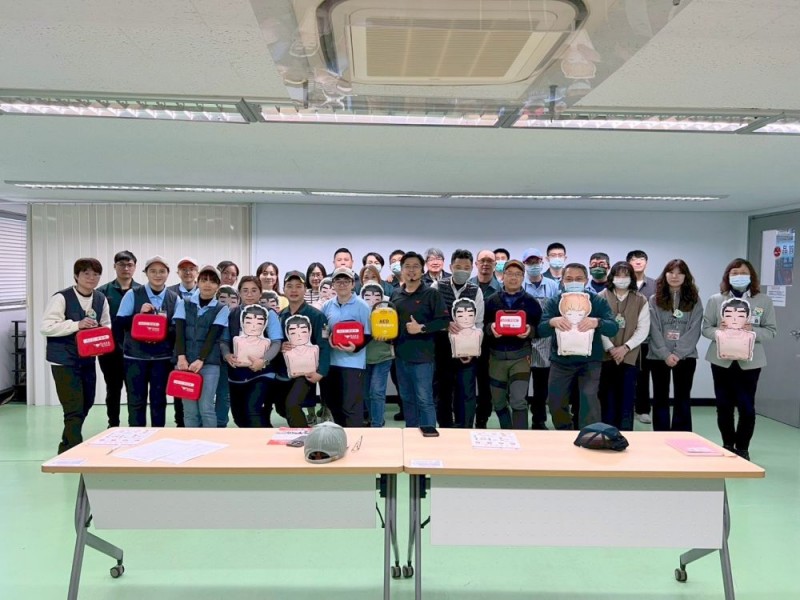 CPR+AED急救教育訓練 | 台灣電綜股份有限公司