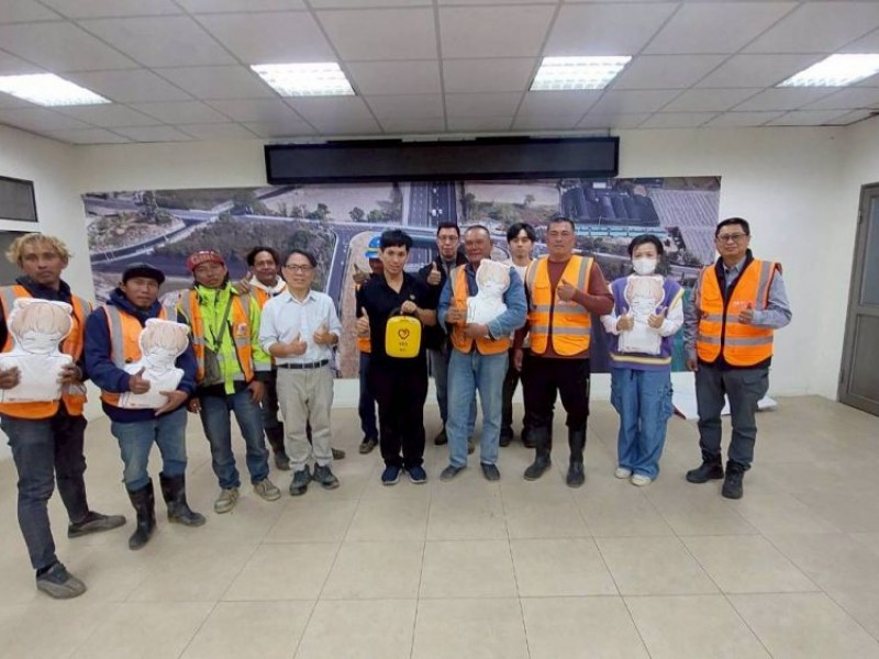 CPR+AED急救教育訓練｜武恩德營造股份有限公司