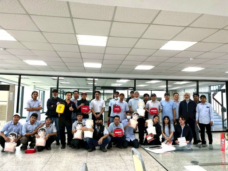 CPR+AED急救教育訓練 | 台灣玻璃工業股份有限公司