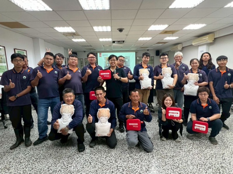 CPR+AED急救教育訓練 | 惠民實業屏東廠(水資源回收中心)