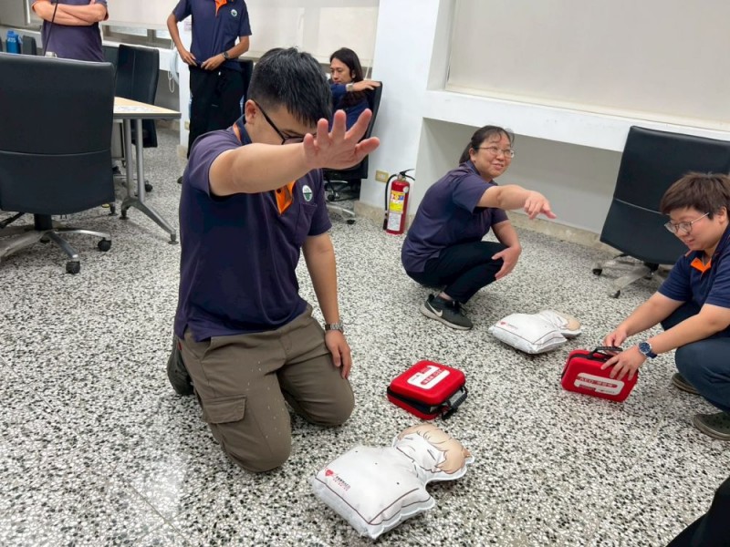 CPR+AED急救教育訓練 | 惠民實業屏東廠(水資源回收中心)