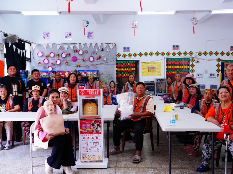 【公益勸募AED】高雄市桃源區 | 勤和文化健康站 | 感謝 黃小姐一家人 透過 人人都會CPR‧處處都有AED 勸募計劃 媒合捐贈