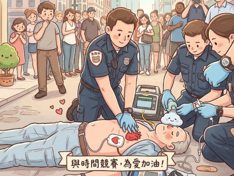 ​《AED：真正決定生死的，不是電擊，而是時間》