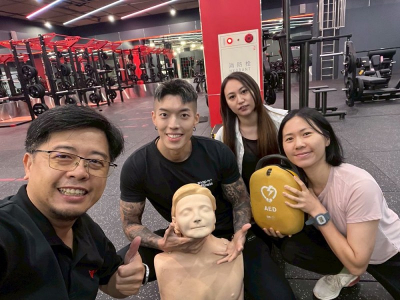 CPR+AED急救教育訓練 | snap fitness 勁律健身 | 桃園華亞科店