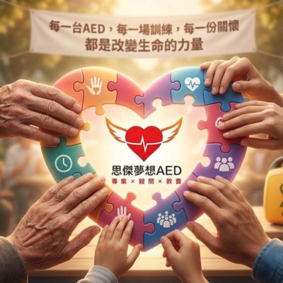 【思傑夢想AED】關鍵時刻-讓AED成為生命的後盾